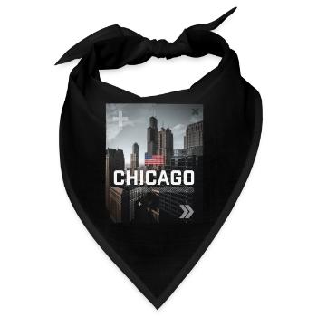 Chicago - Bandana - Schwarz - Vorne