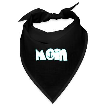 Moin moin - Bandana - Schwarz - Vorne