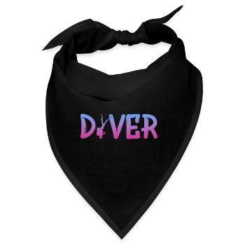 Diver - Bandana - Schwarz - Vorne