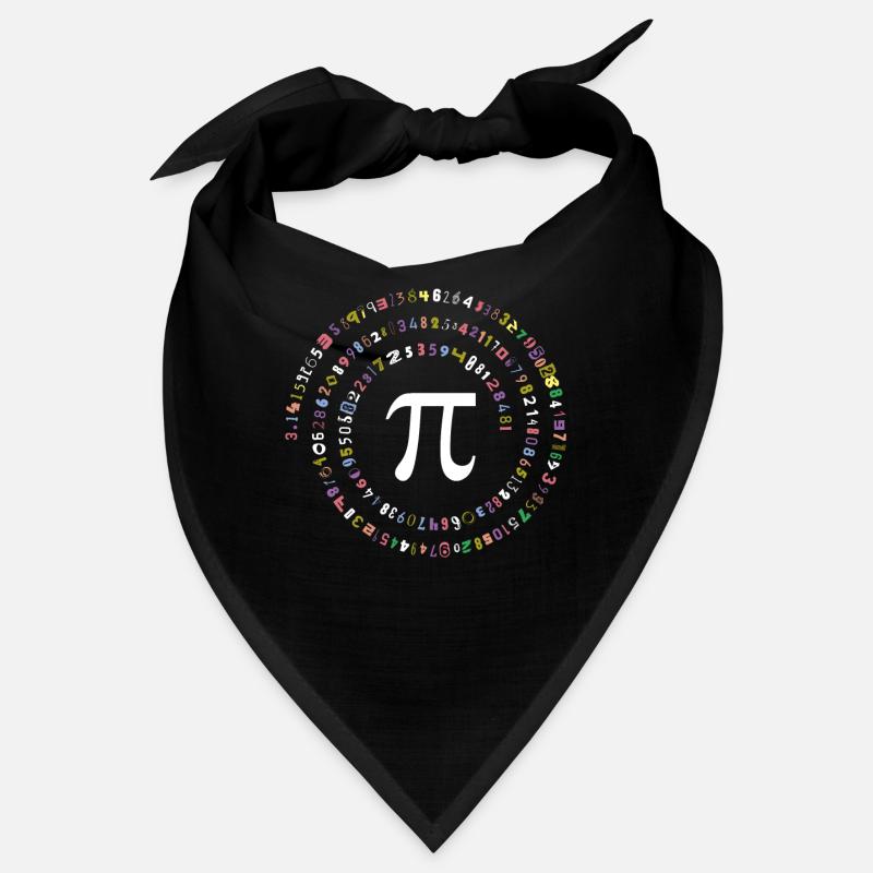 PI 3.14 Math cadeau pour les nerds. Jours Pi - Bandana - noir