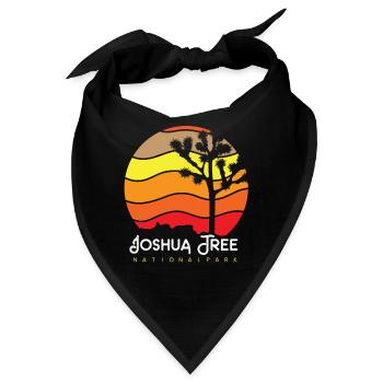 Joshua Tree National Park in California - Bandana - Schwarz - Vorne