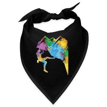 Felsklettern, Bergsteigen, Klettersport, Bouldern - Bandana - Schwarz - Vorne