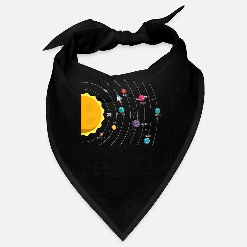 Sonnensystem, Planet, Planeten, Sonne, Erde Bandana