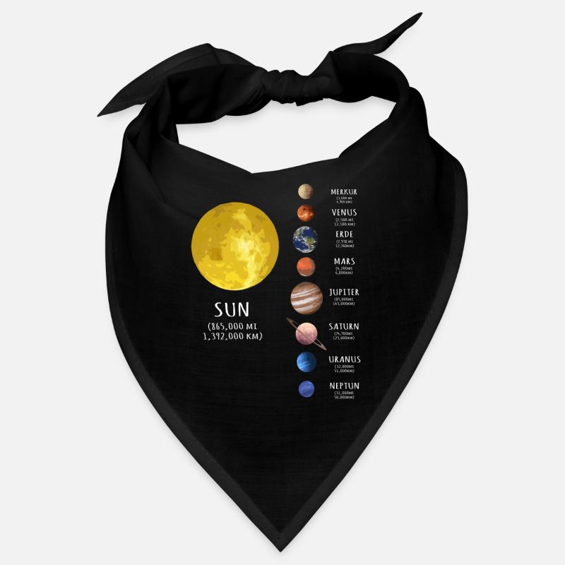 Sonnensystem, Planet, Planeten, Sonne, Erde Bandana
