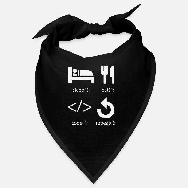 Développeur de programmeur - Eat Sleep Code Repeat Bandana