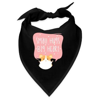Hamster - Bandana - Schwarz - Vorne