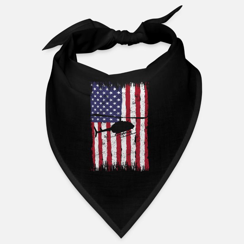 Helikopter Hubschrauber Pilot Heli Bandana