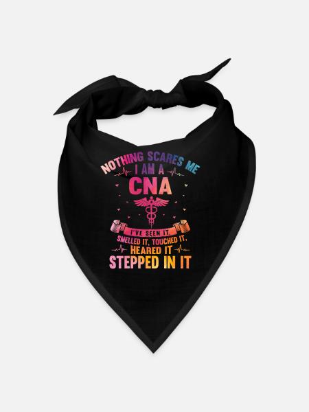 CNA-Krankenschwester, Nichts Macht Mir Angst - Bandana - Schwarz - Vorne