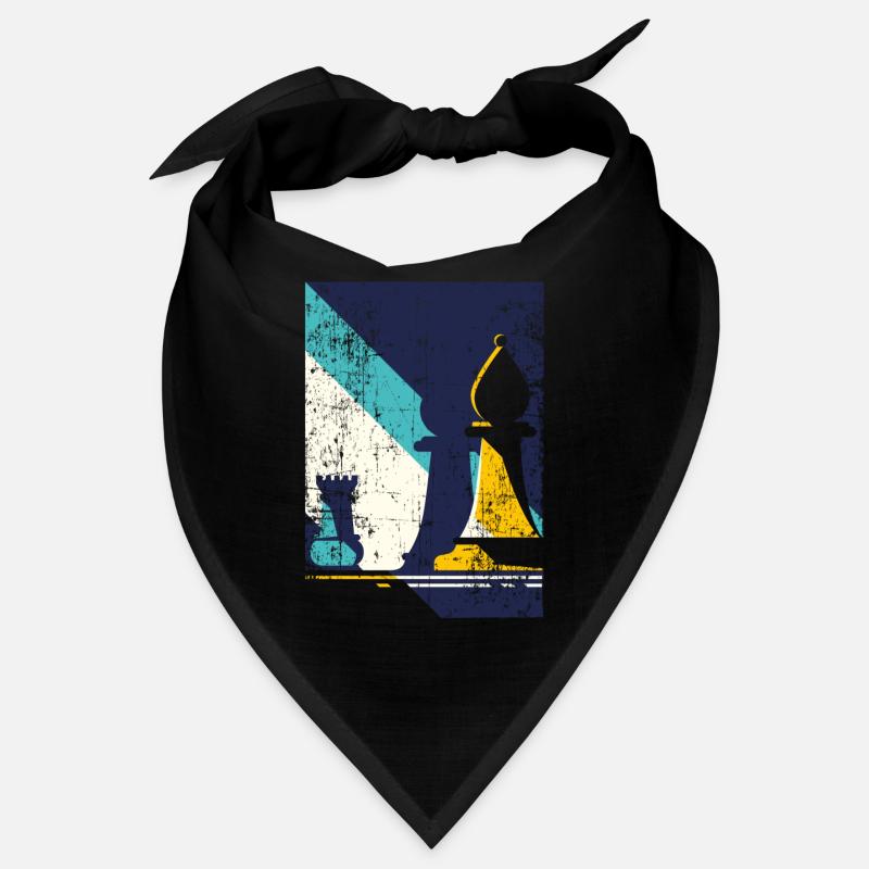Retro Schachspieler Geschenk Bandana