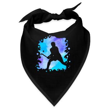 Hockey - Bandana - Schwarz - Vorne