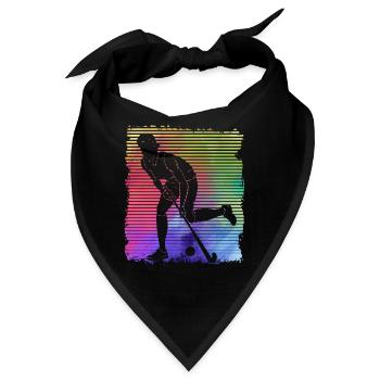 Feld Hockey - Bandana - Schwarz - Vorne