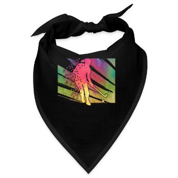Feld Hockey - Bandana - Schwarz - Vorne
