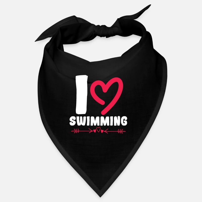 Ich liebe Schwimmen Bandana