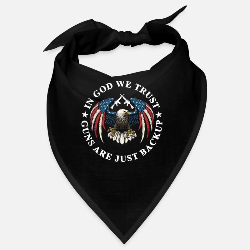 In God, we trust, weapons are just backup Bandana