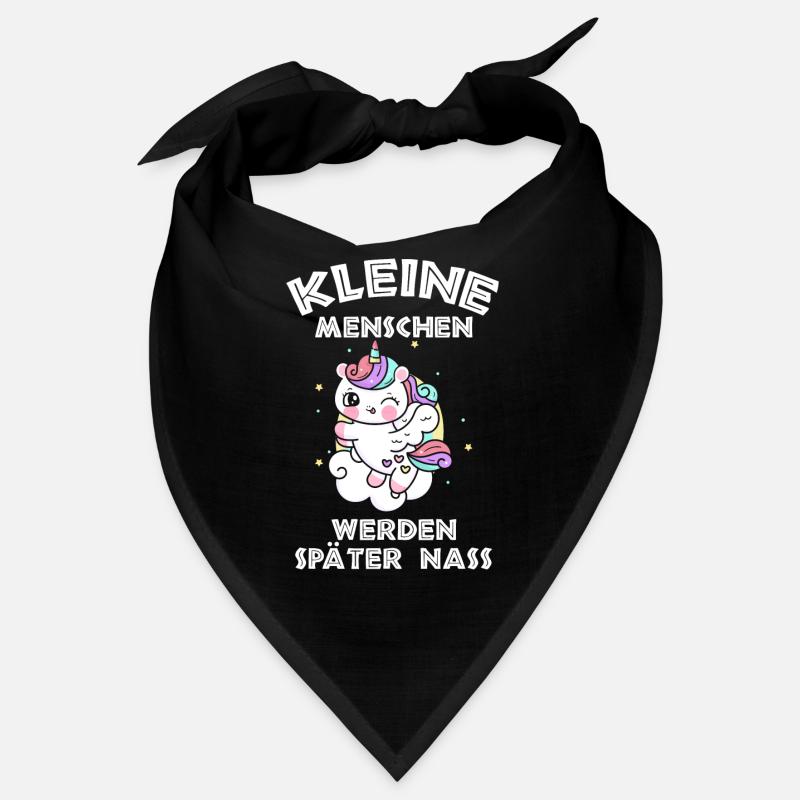 Einhorn Kleine Menschen werden später nass Bandana