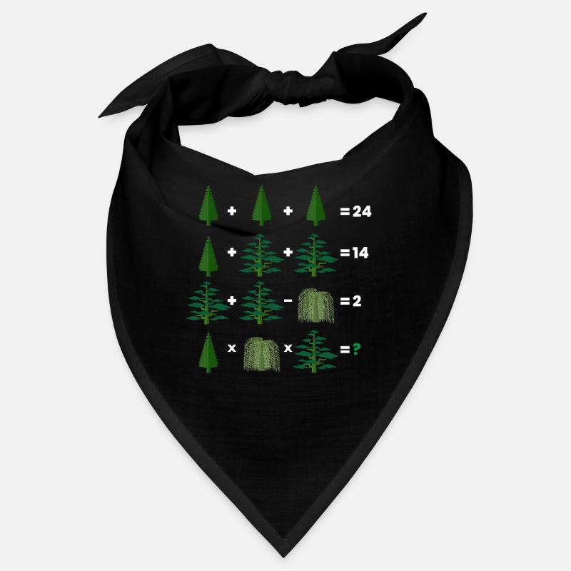 Équation du professeur de mathématiques - Bandana - noir