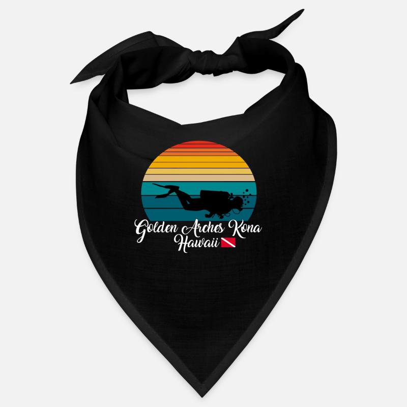 Arches d’Or Kona Hawaii Plongée Bandana