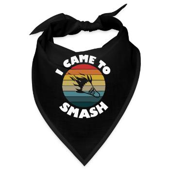 Badminton, Badminton -Spieler - Bandana - Schwarz - Vorne