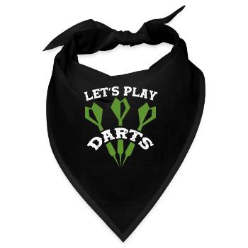 dart player - Bandana - Schwarz - Vorne