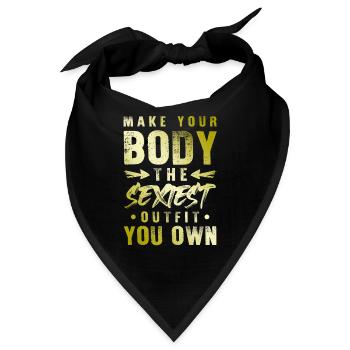 ich bin dein gott - Bandana - Schwarz - Vorne