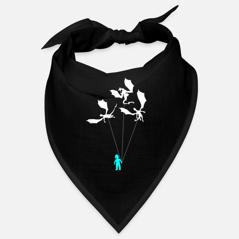 Funny Trendy Little Boy With Dragon Bandana