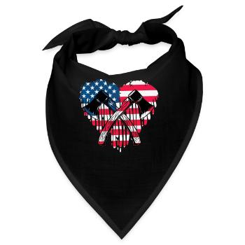 Axtwerfen - Bandana - Schwarz - Vorne