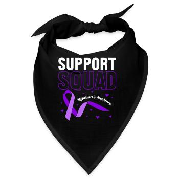 Alzheimer Awareness Squad - Bandana - Schwarz - Vorne