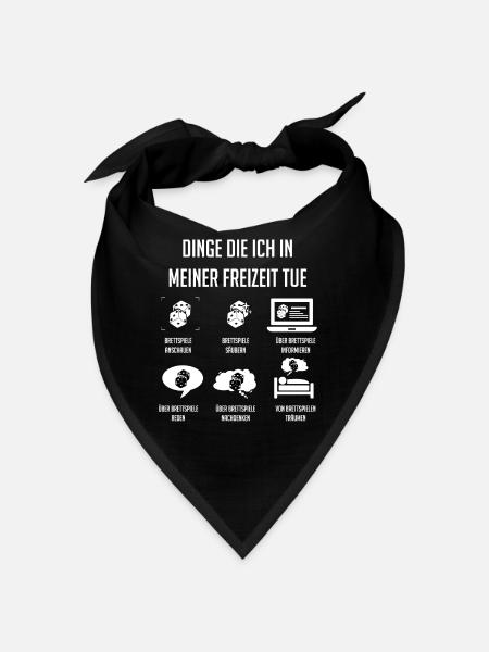 Brettspiele, Brettspiel, Brettspiele Spielen - Bandana - Schwarz