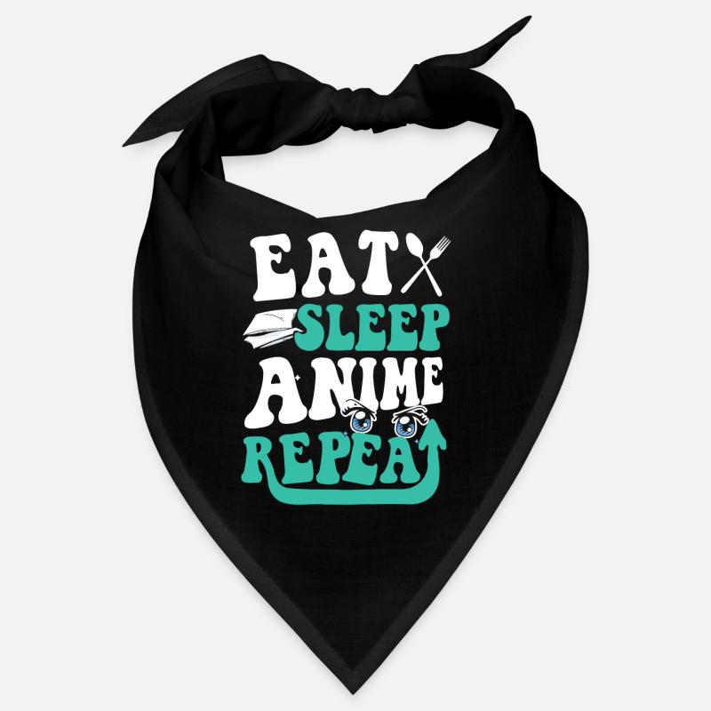 Sleep Anime Repeat Bandana