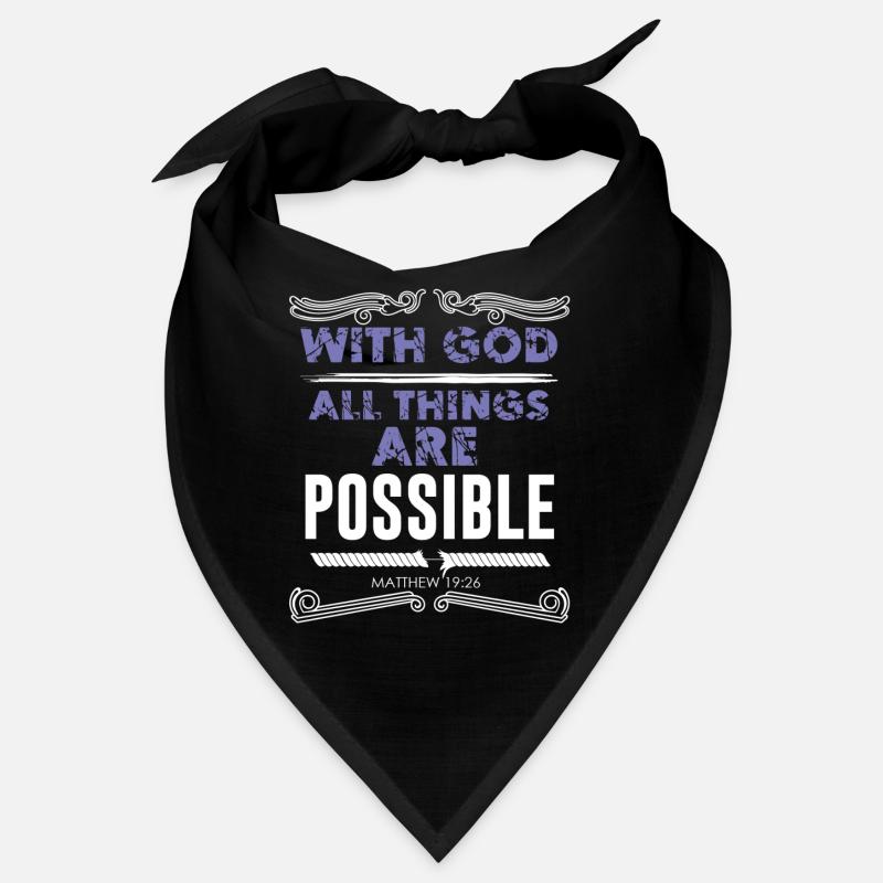 Bible God Everything Possible Bandana