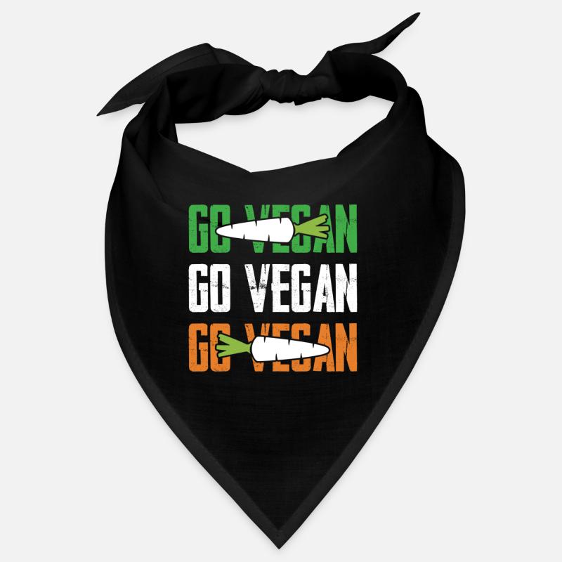 Go vegan saying Bandana