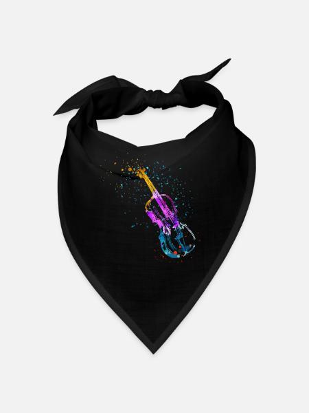 Violoniste, Violon, Jouer du violon - Bandana - noir