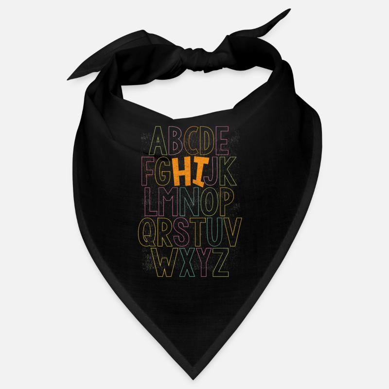 ABC Hello Kindergarten Back to School Bandana