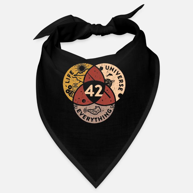 42 Leben Universum Alles Bandana