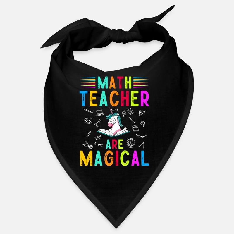 Professeur de mathématiques Licorne Bandana