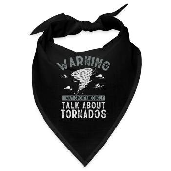 Meteorologe, Meteorologen, Wettervorhersage - Bandana - Schwarz - Vorne