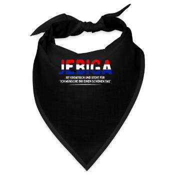 Croatian Jebiga Croatia Balkan Croatia Croatian - Bandana - Schwarz - Vorne