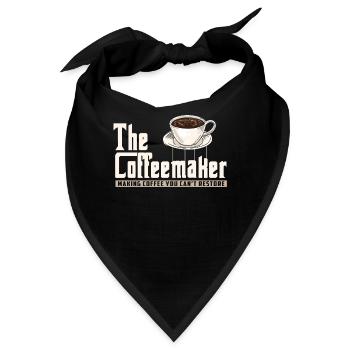 Barista, Kaffeemaschine - Bandana - Schwarz - Vorne