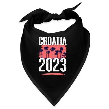 Croatia 2023 - Bandana - Schwarz - Vorne