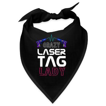 Lasertag, Laser - Bandana - Schwarz - Vorne