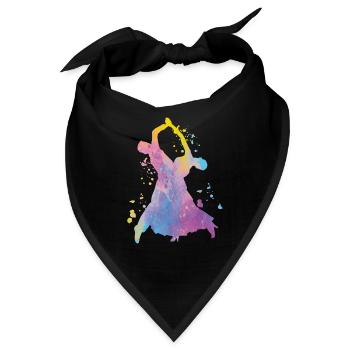 Wiener Walzer Gesellschaftstänze - Bandana - Schwarz - Vorne