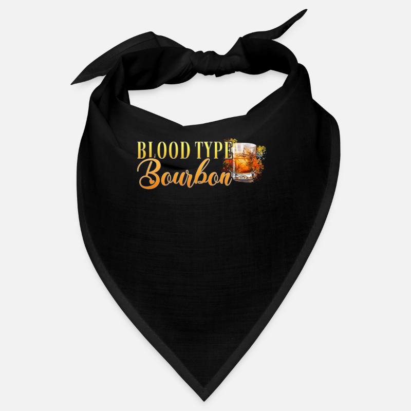 Blood type Bourbon Cocktail Bartender Bandana