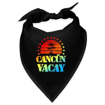 Cancun Urlaub - Bandana - Schwarz - Vorne