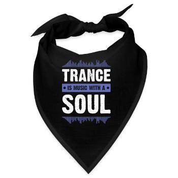 trance soul - Bandana - Schwarz - Vorne