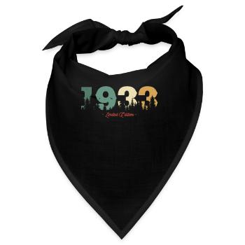 1933 Limitierte Auflage - Bandana - Schwarz - Vorne