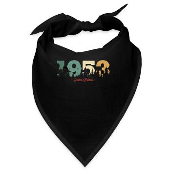 1953 limitierte Auflage - Bandana - Schwarz - Vorne