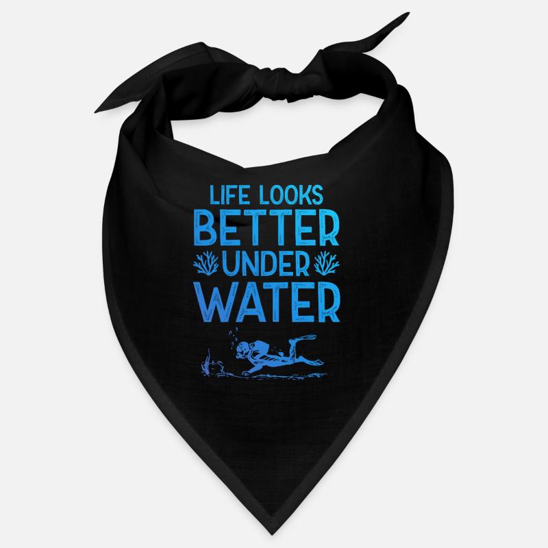 Diving underwater Bandana