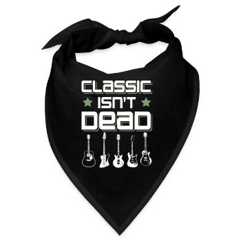 rock musik classic - Bandana - Schwarz - Vorne