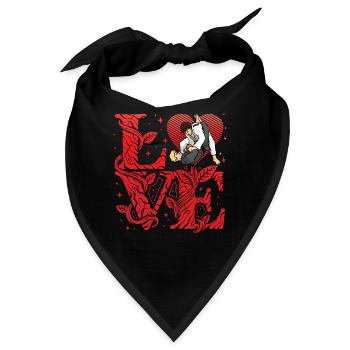 Brazilian Jiu-Jitsu - Bandana - Schwarz - Vorne