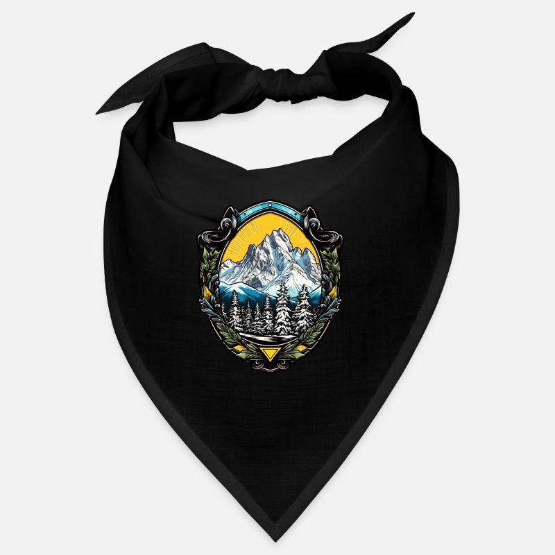 Montagnes Alpes Bandana